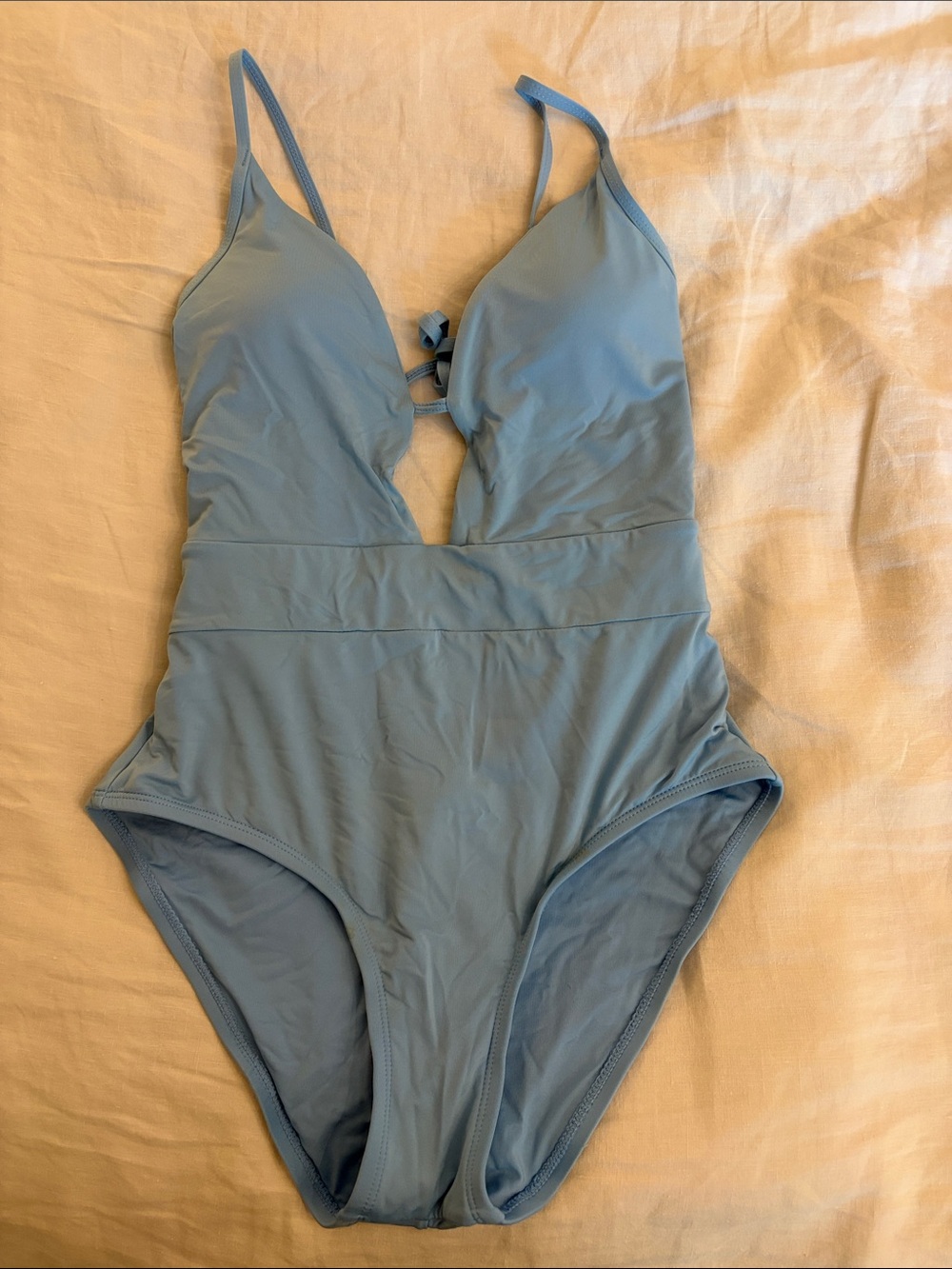 Classic Light Blue One-Piece Becca Swimsuit